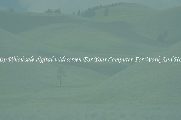 Crisp Wholesale digital widescreen For Your Computer For Work And Home