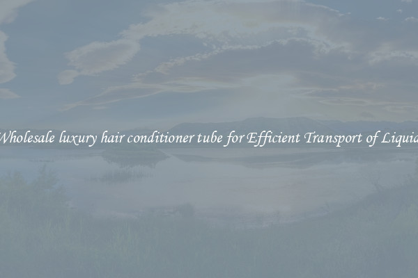 Wholesale luxury hair conditioner tube for Efficient Transport of Liquids